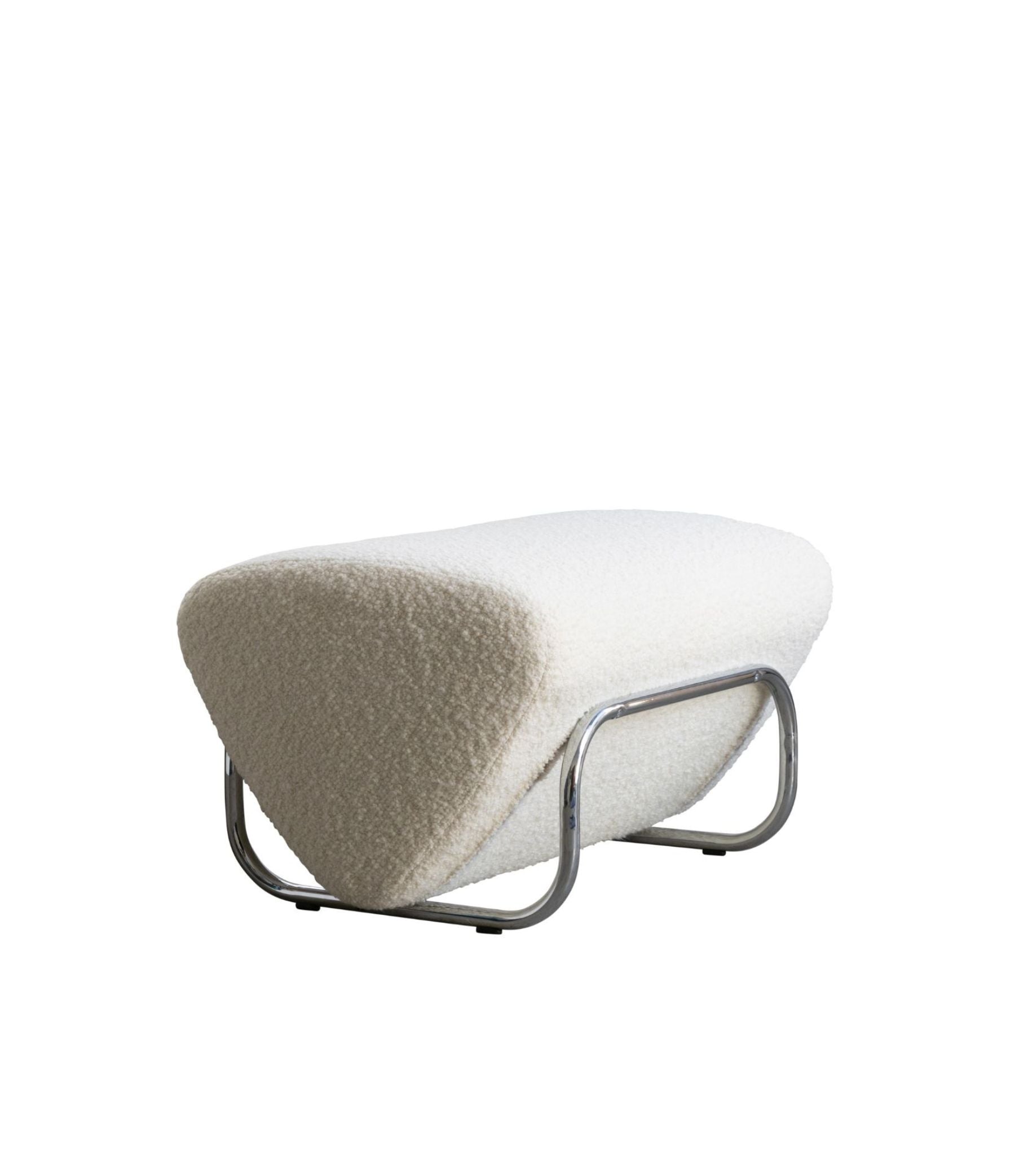 Trend Foot Stool -  with Bouclé