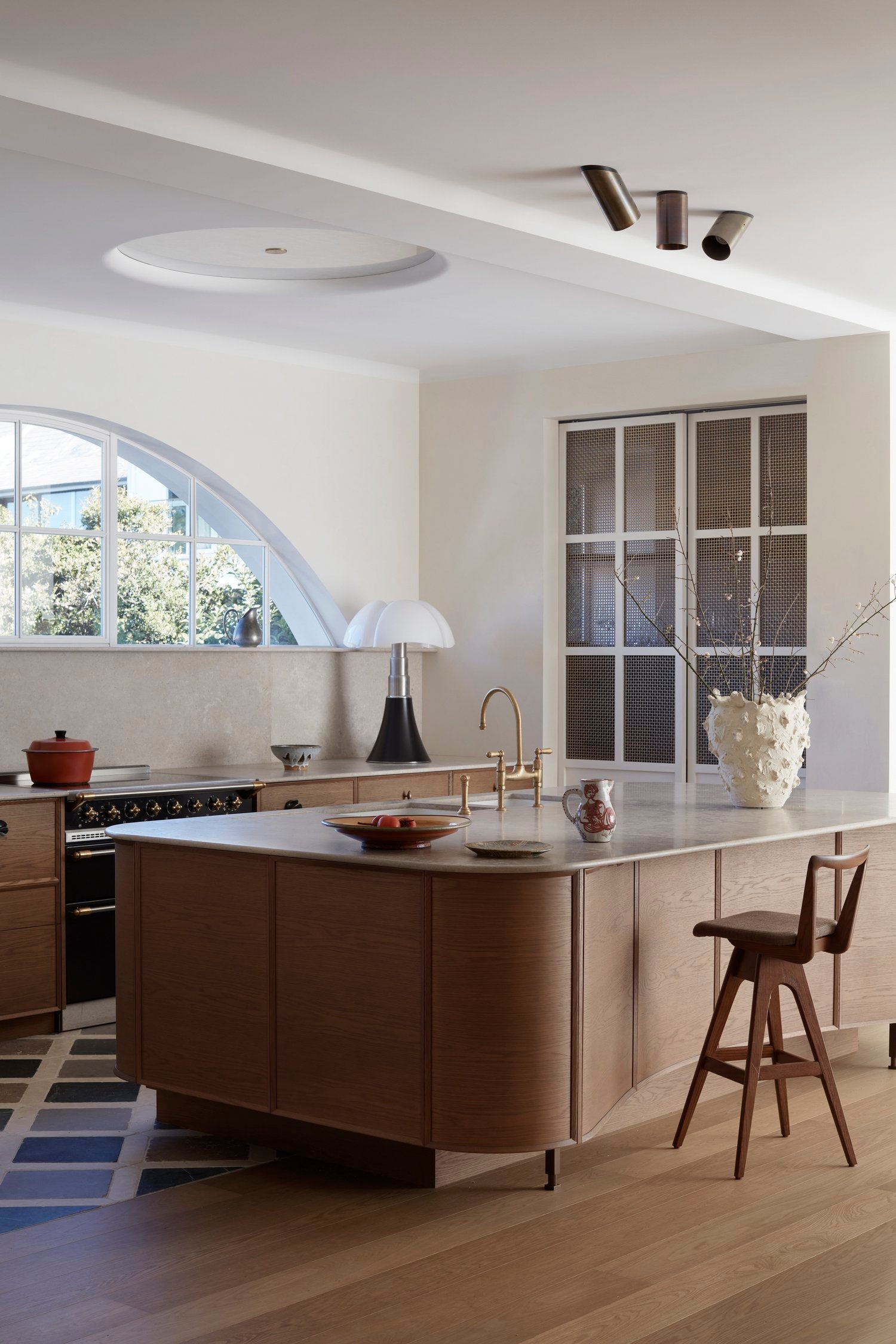 Custom Danish Bar Stool, as featured in Villa Renee by Handelsmann Khaw