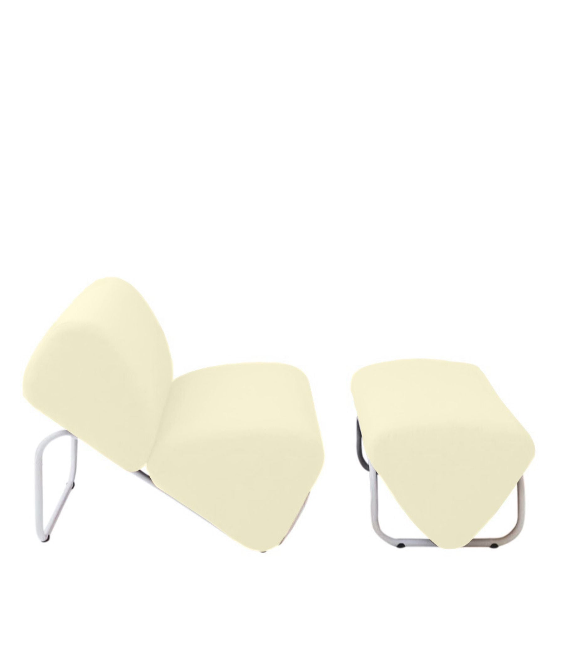 Outdoor Trend Module Lounge & Footstool set - Canvas