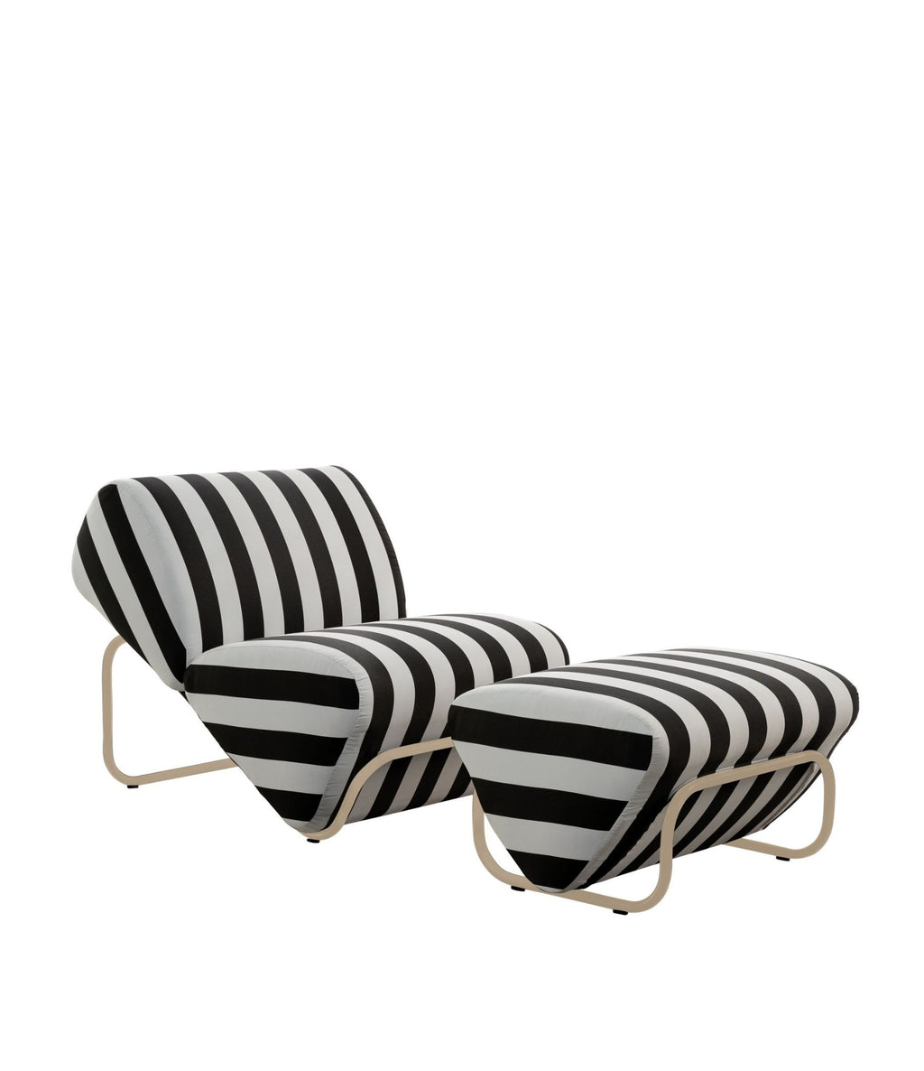 Outdoor Trend Module Lounge & Footstool set