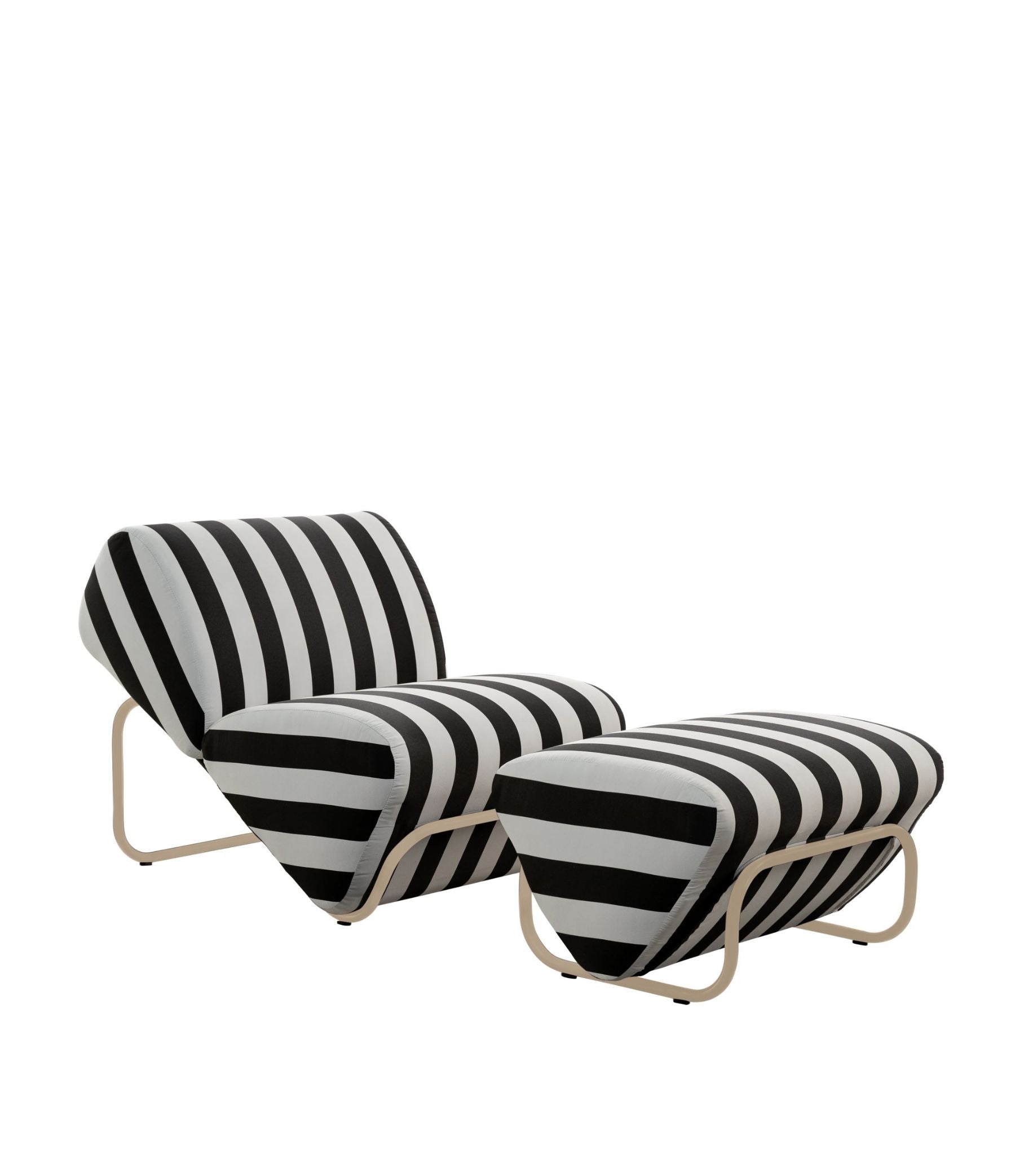 Outdoor Trend Module Lounge & Footstool set