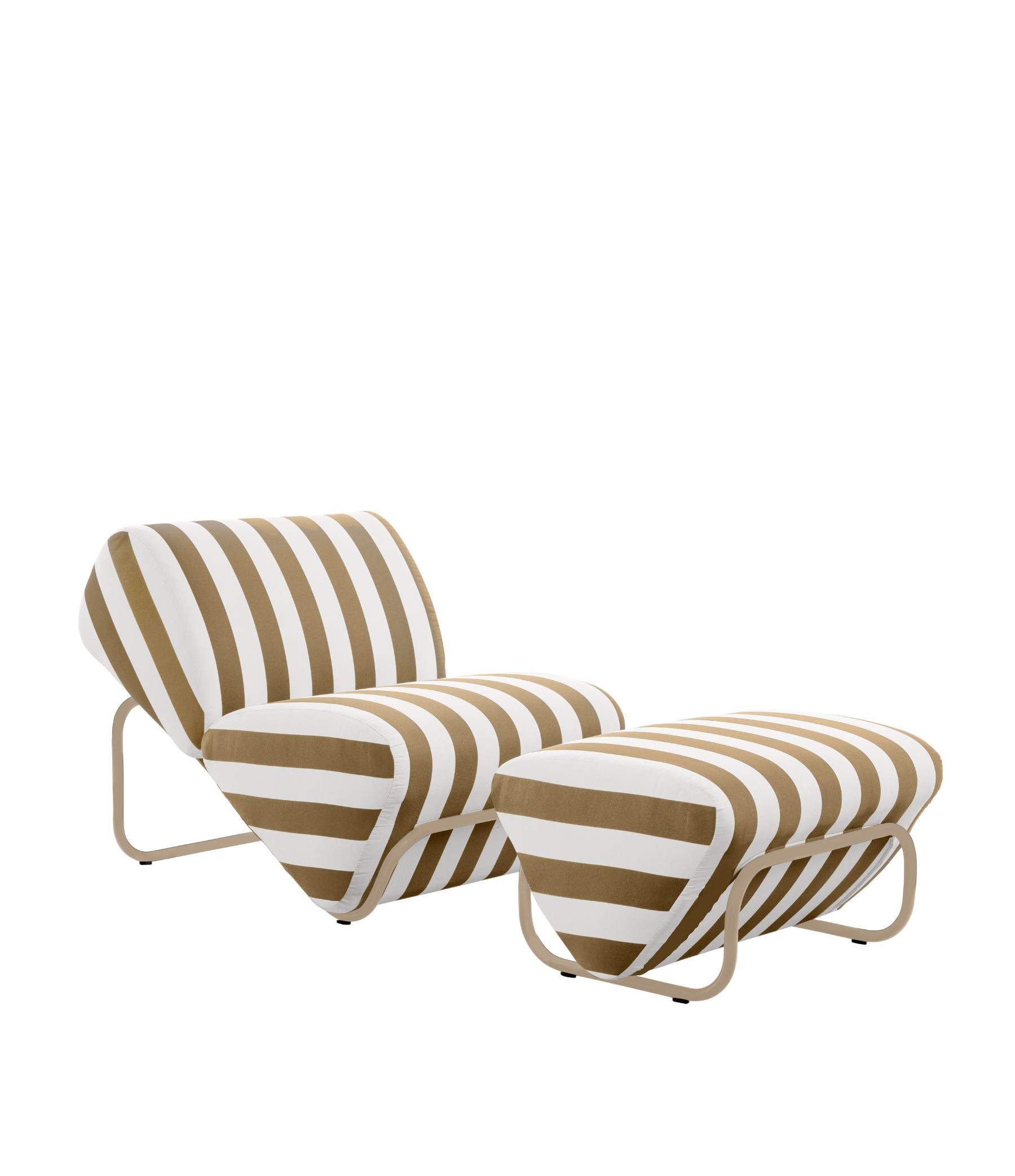 Outdoor Trend Module Lounge & Footstool set