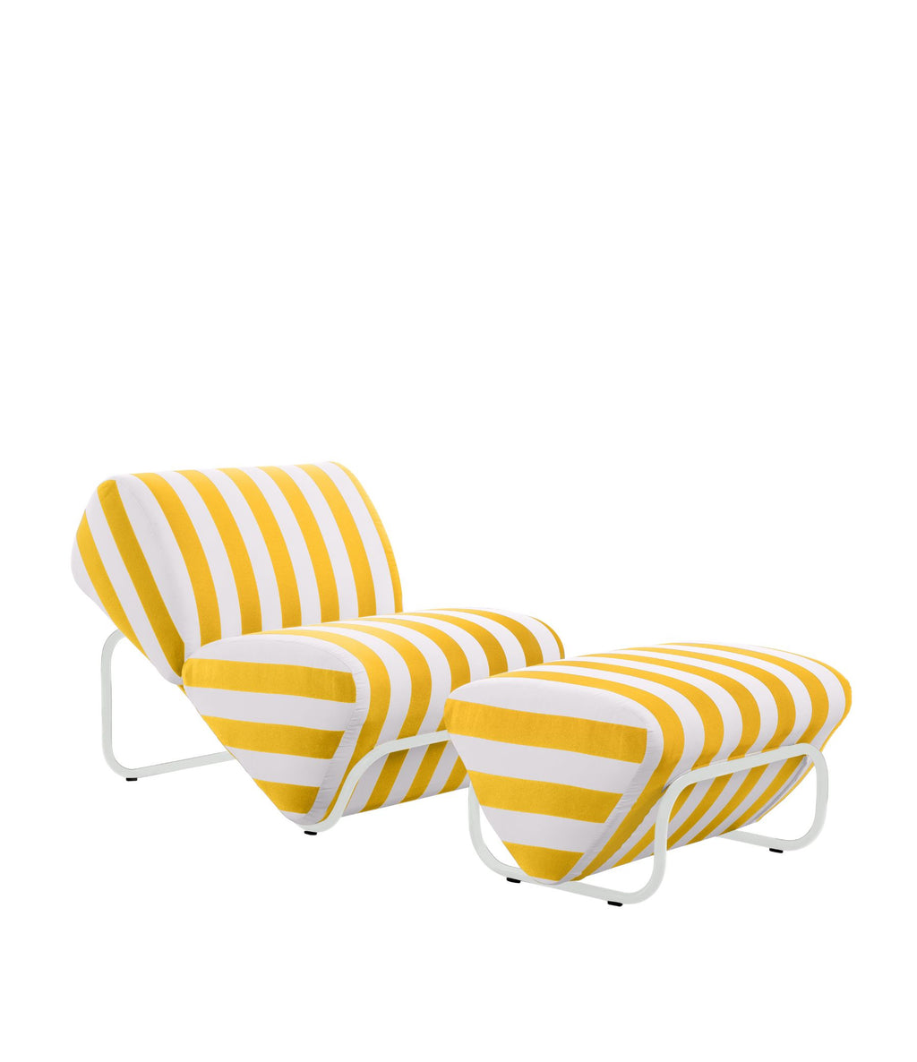 Outdoor Trend Module Lounge & Footstool set