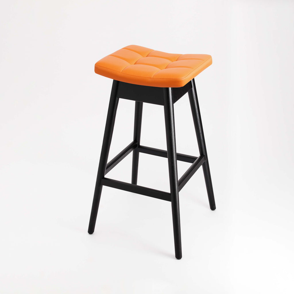 Martelle Bar Stool - Matt Black
