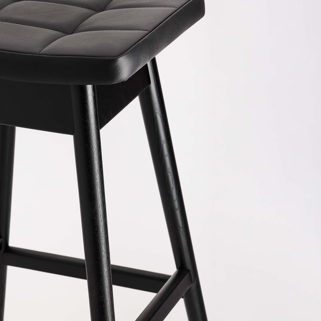 Martelle Bar Stool - Matt Black
