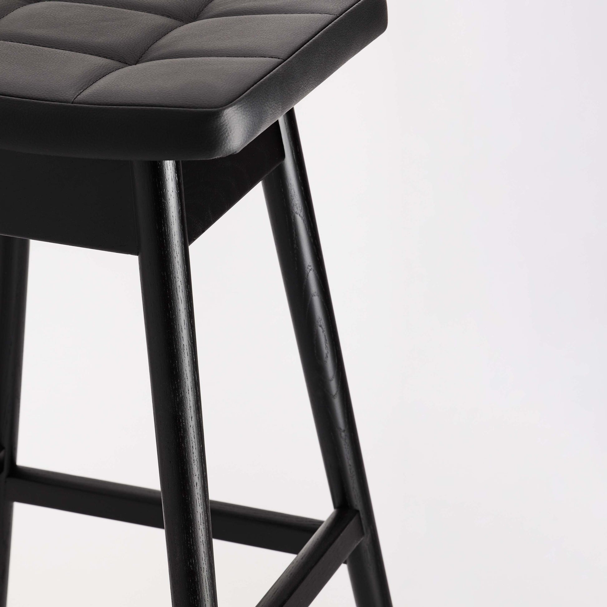 Martelle Bar Stool - Matt Black