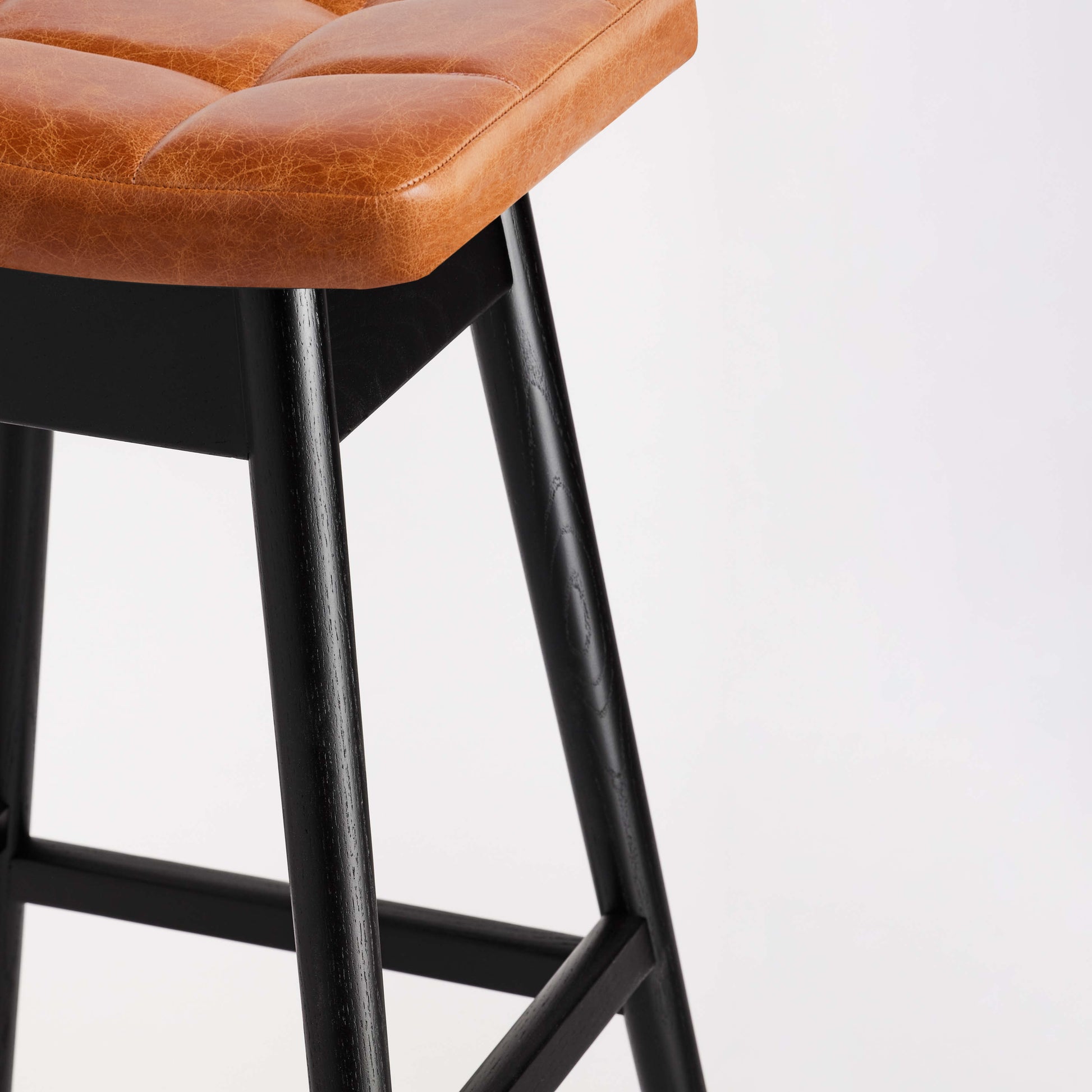 Martelle Bar Stool - Matt Black