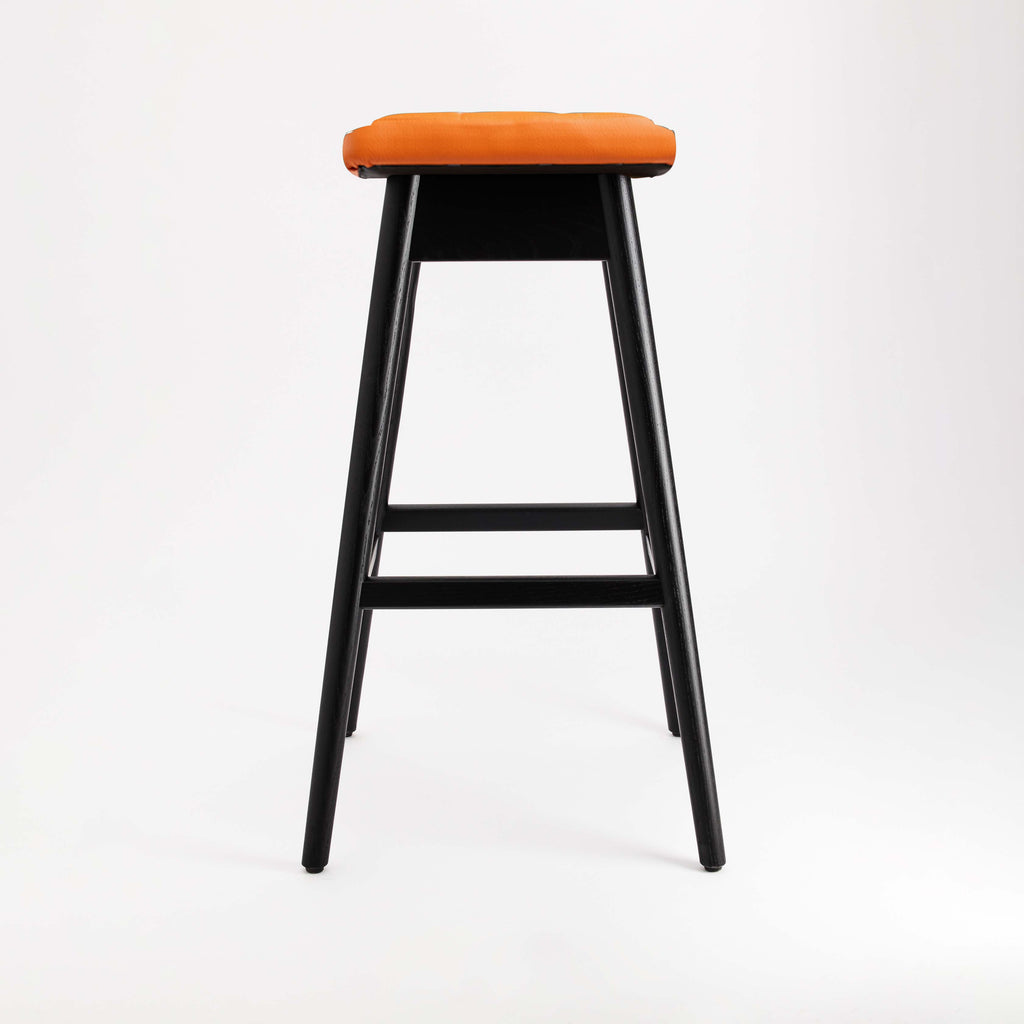 Martelle Bar Stool - Matt Black