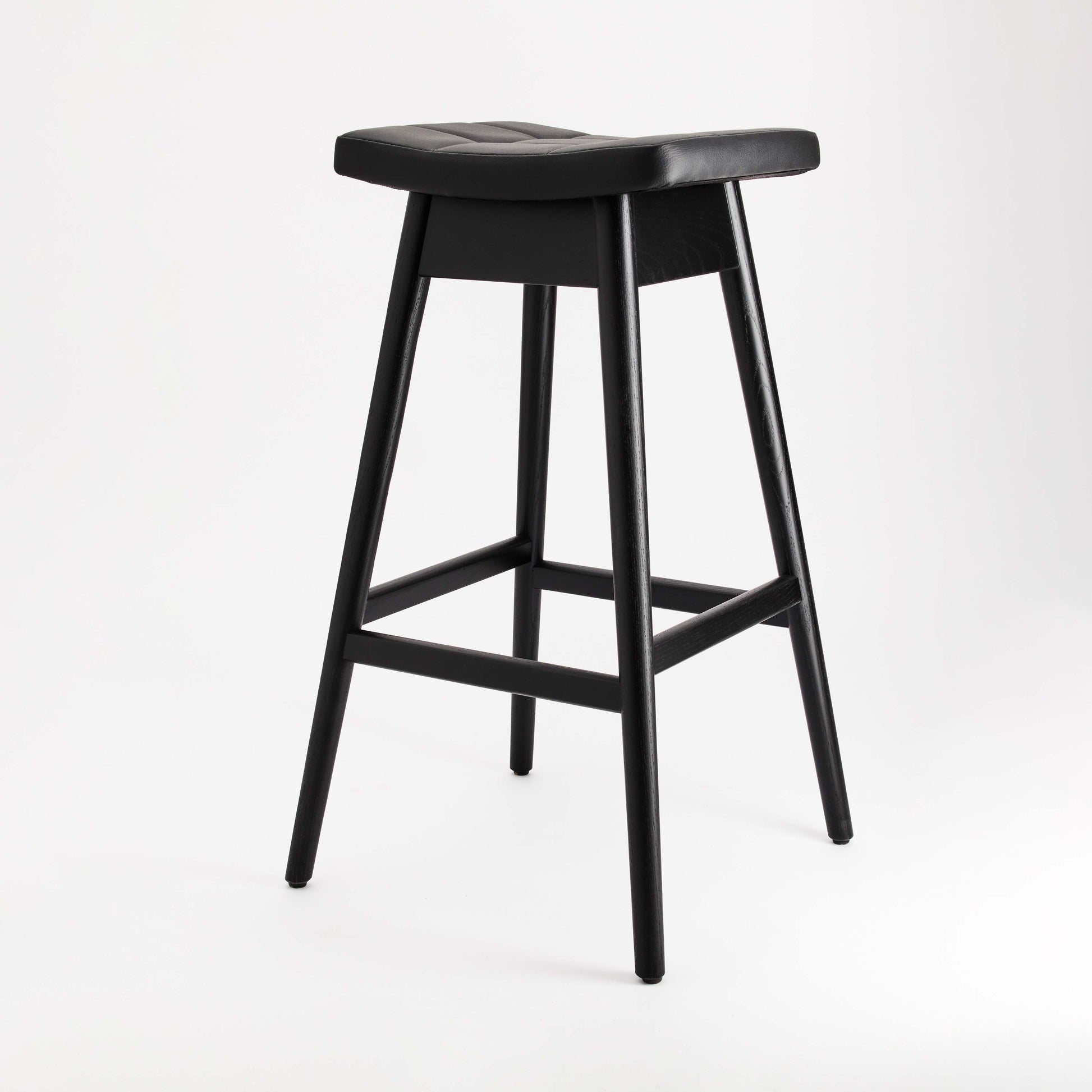 Martelle Bar Stool - Matt Black