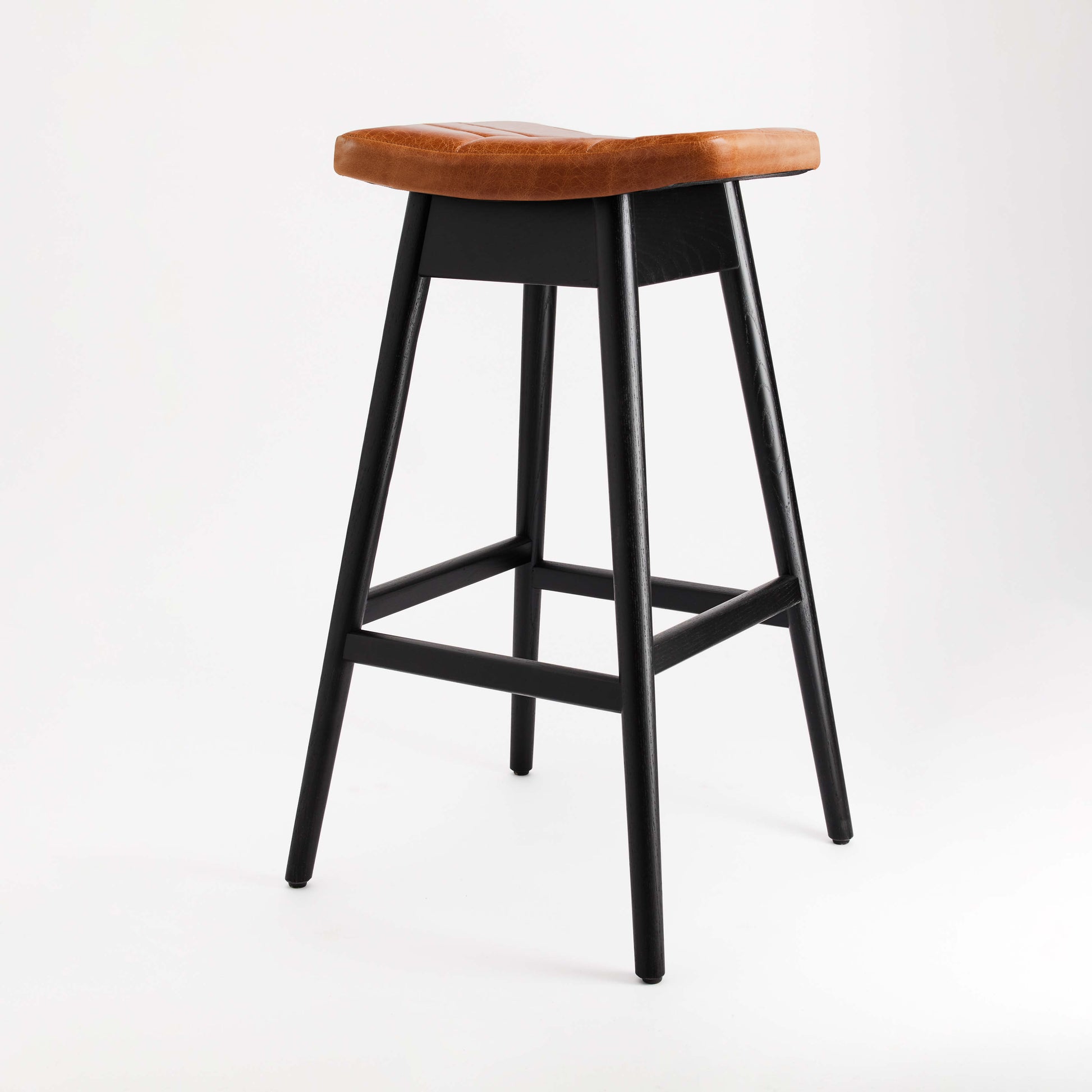 Martelle Bar Stool - Matt Black