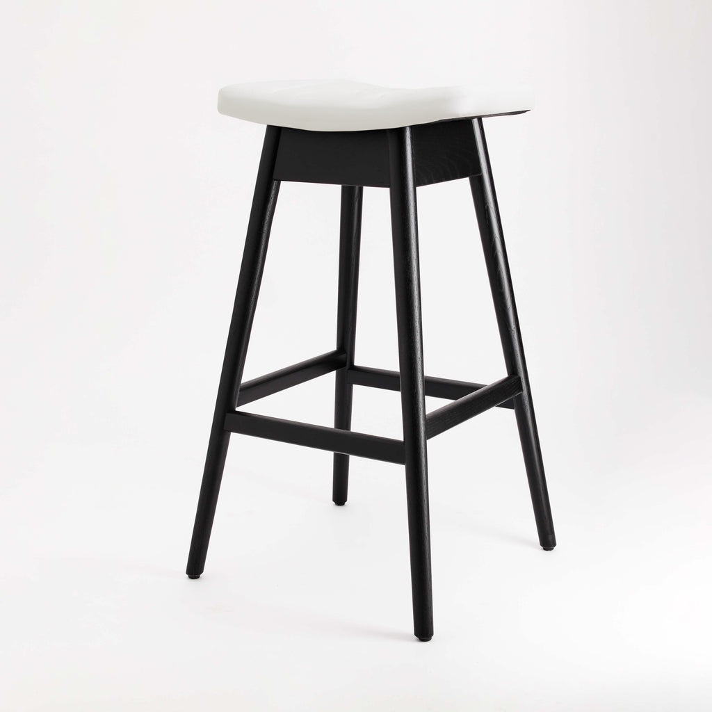 Martelle Bar Stool - Matt Black
