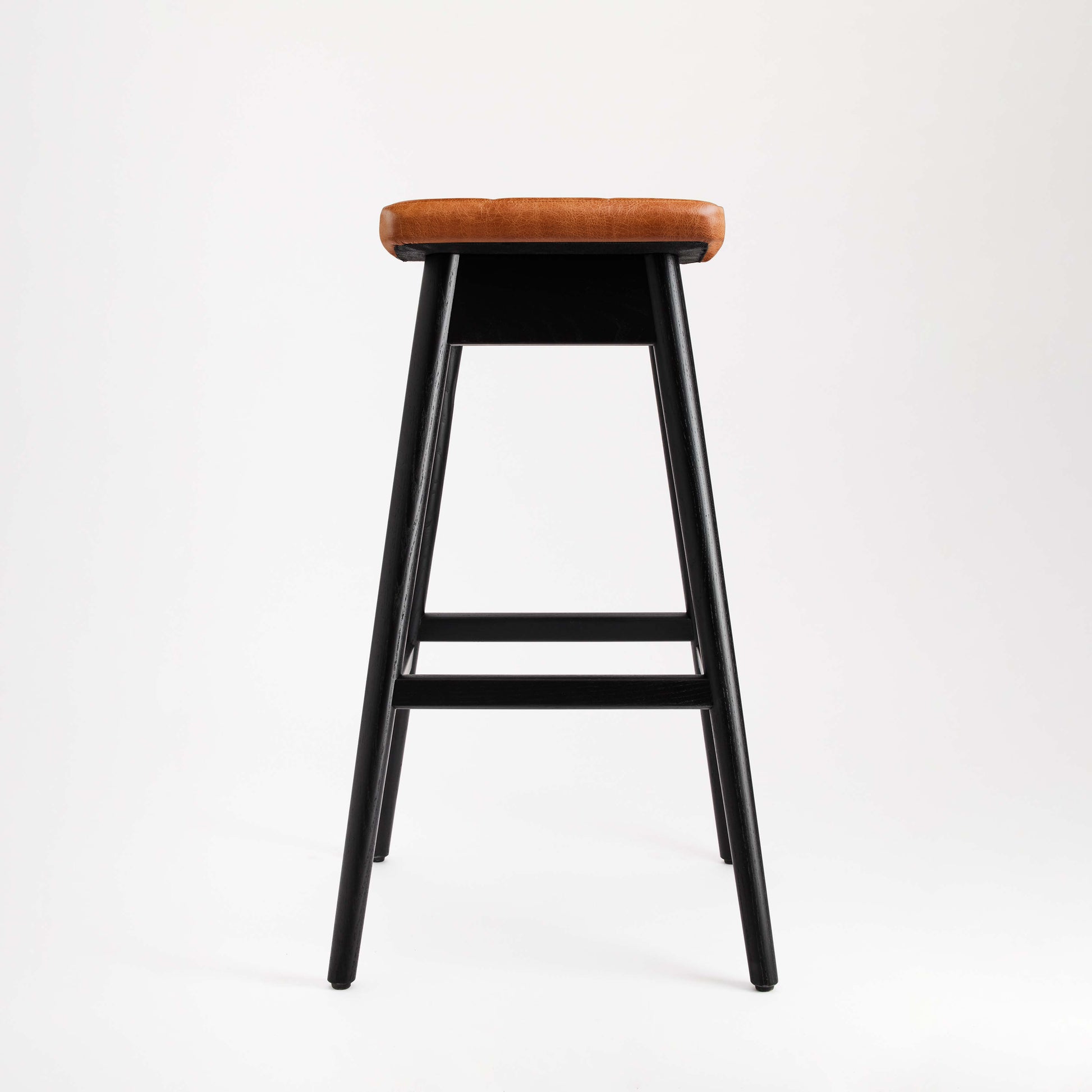 Martelle Bar Stool - Matt Black