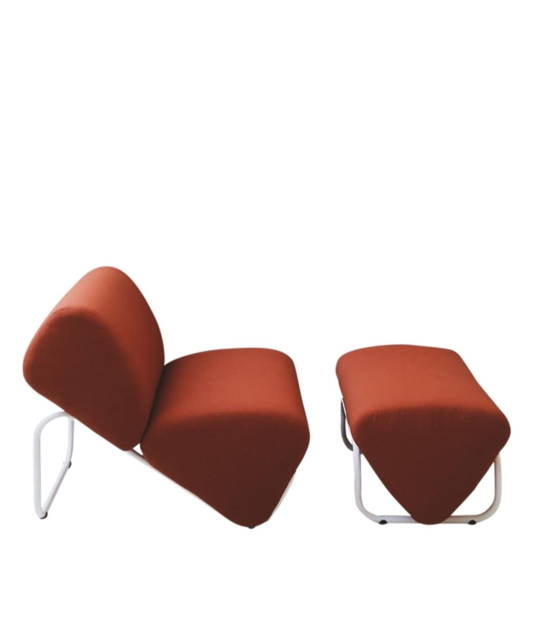 Outdoor Trend Module Lounge & Footstool set - Canvas