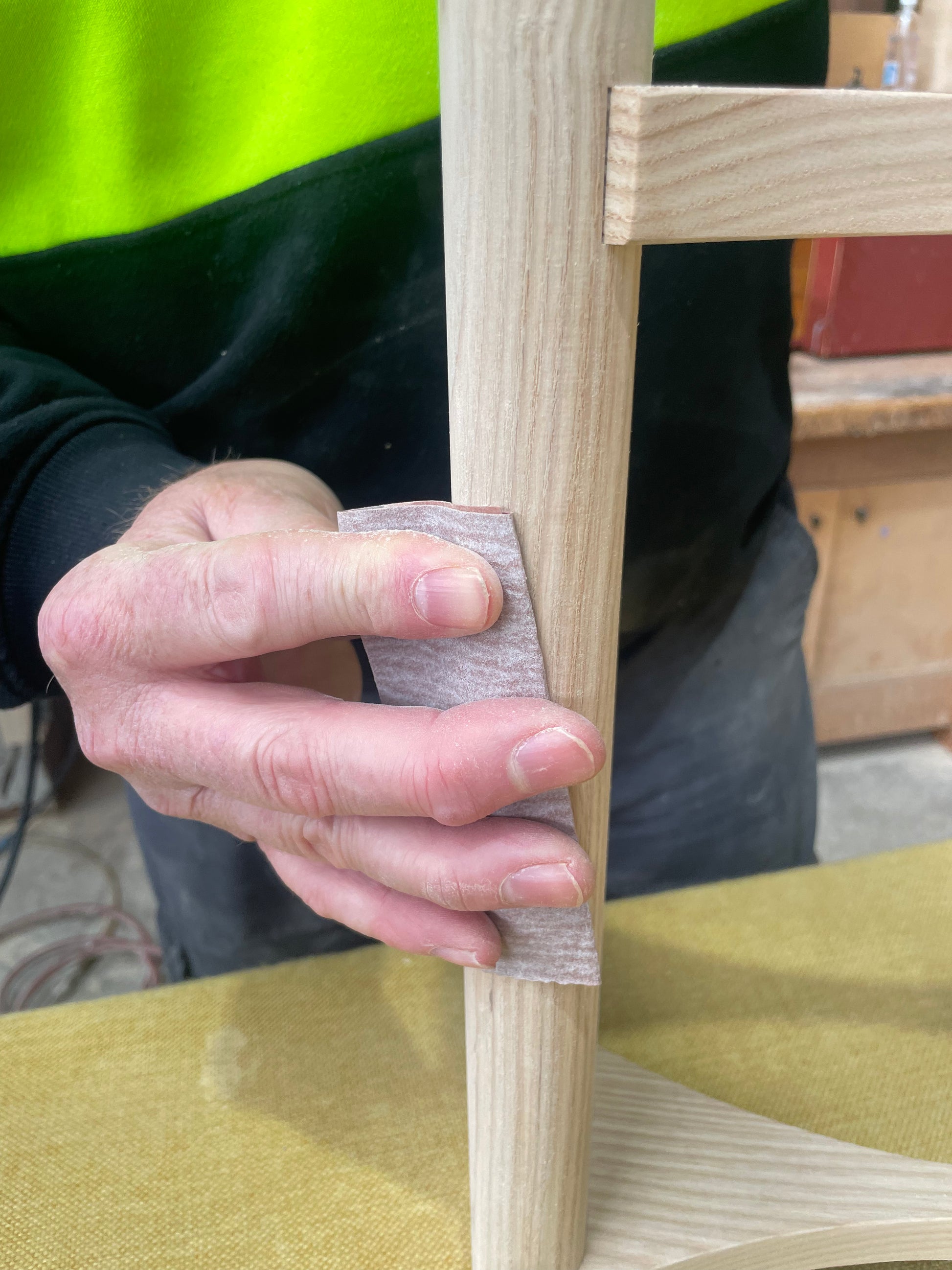 Martelle Bar Stool - Teak Ash Finish