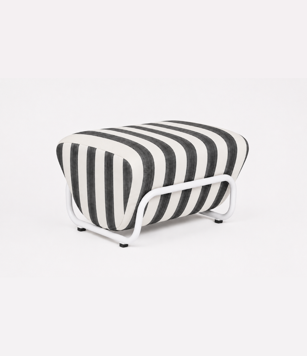 Outdoor Trend Footstool Sunbrella Cabana Classic