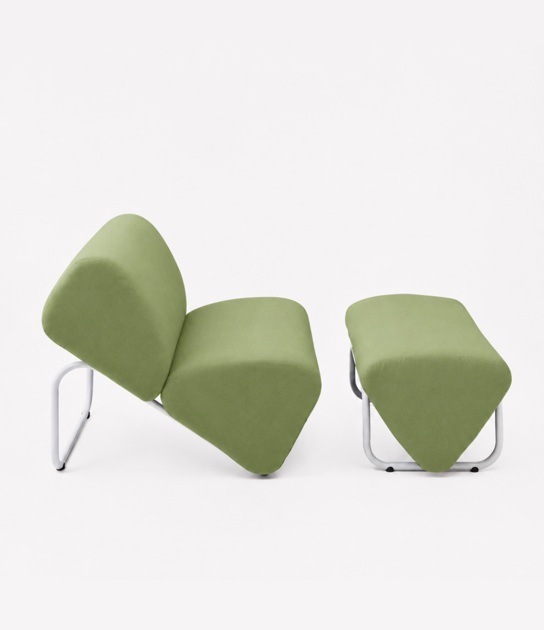 Outdoor Trend Module Lounge & Footstool set - Canvas