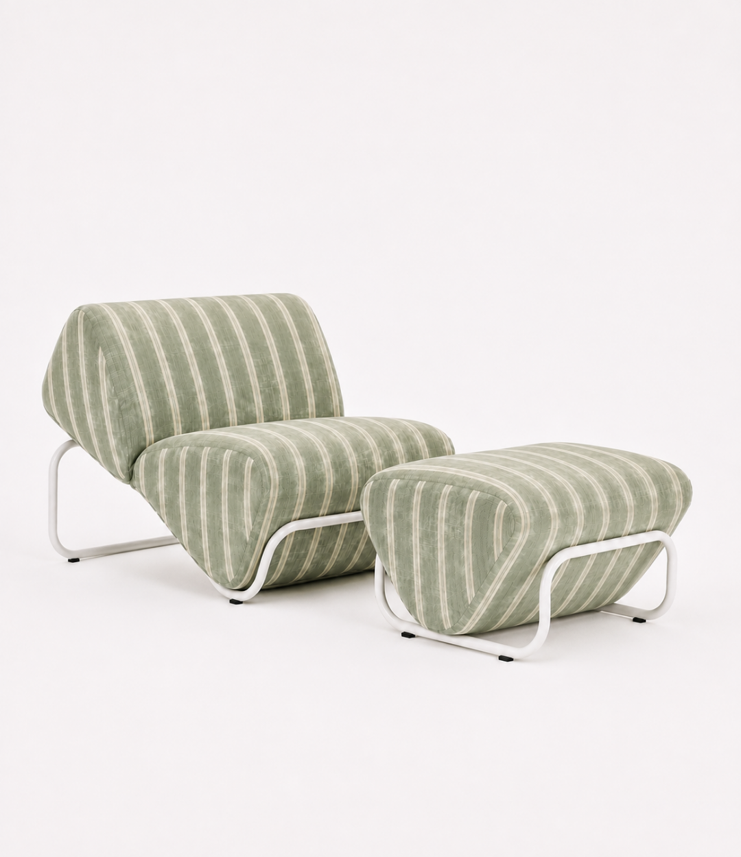 Outdoor Trend Footstool Sunbrella Unwind