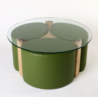 RONDO POUFFÉ TABLE SUITE