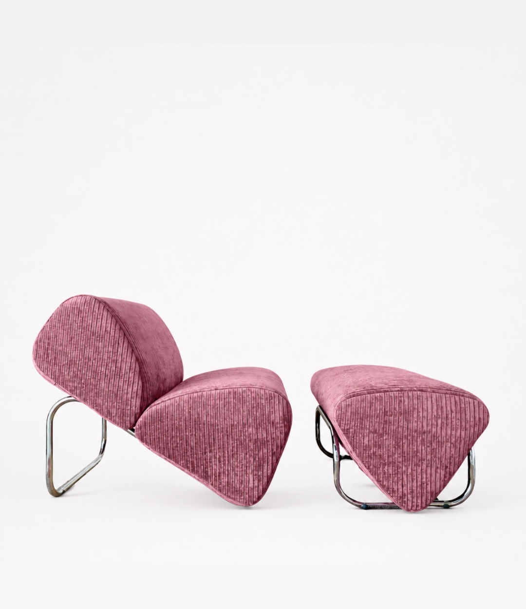 Trend Foot Stool - With Norden - Velvet Cord