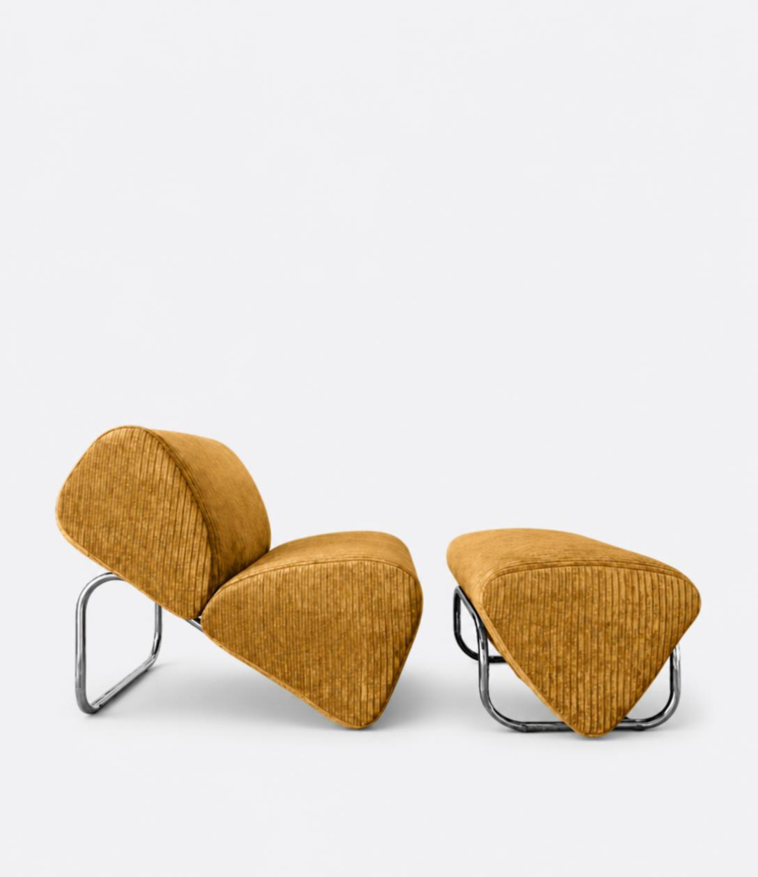 Trend Foot Stool - With Norden - Velvet Cord