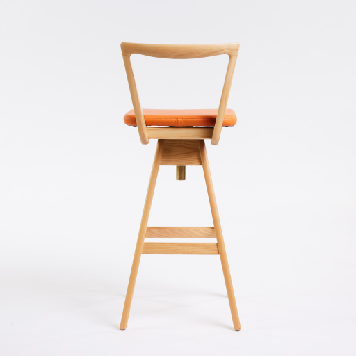 Danish Bar Stool - Clear Ash