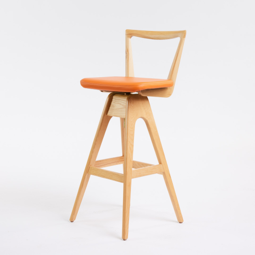 Danish Bar Stool - Clear Ash
