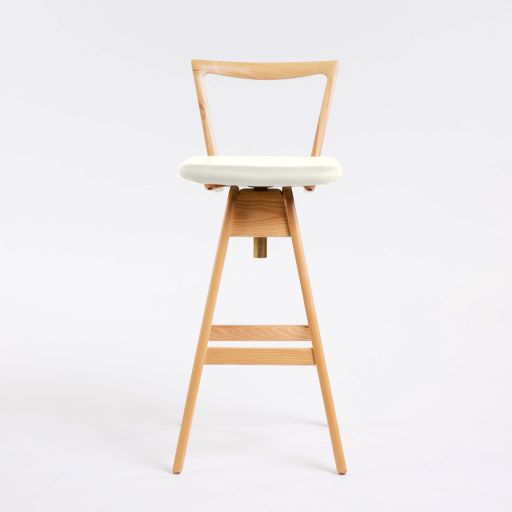 Danish Bar Stool - Clear Ash