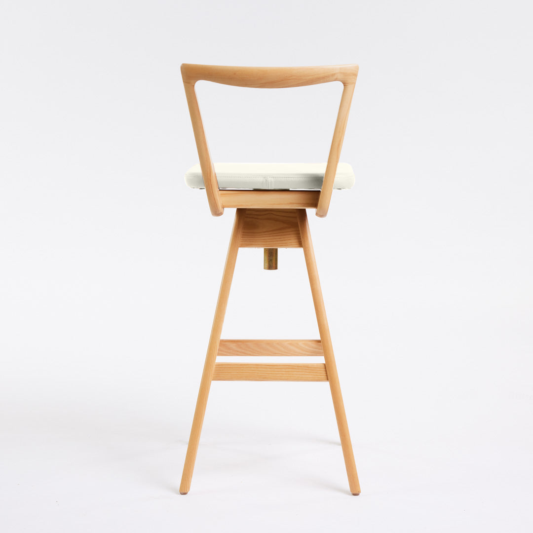 Danish Bar Stool - Clear Ash