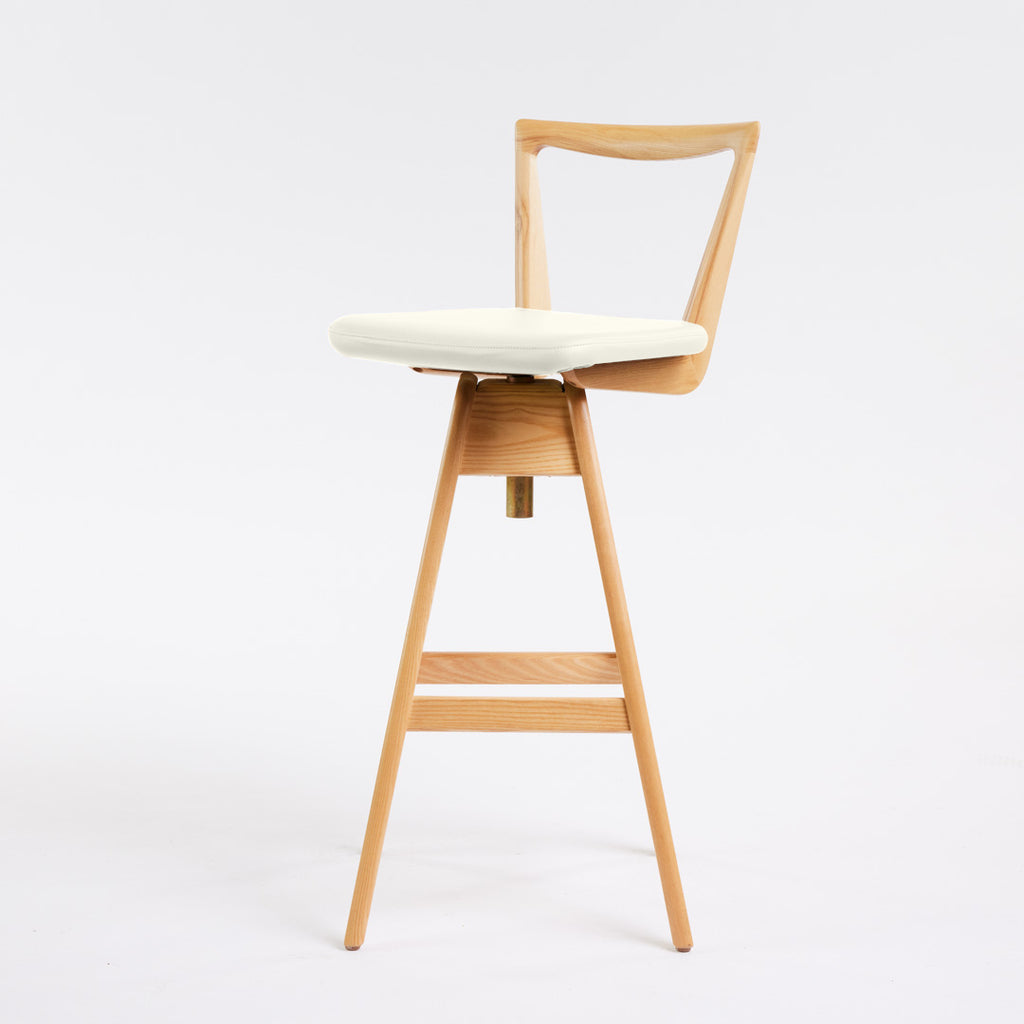 Danish Bar Stool - Clear Ash