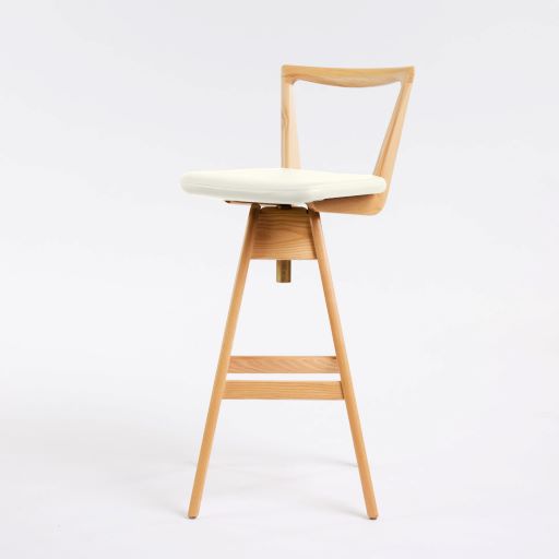 Danish Bar Stool - Clear Ash