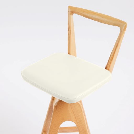 Danish Bar Stool - Clear Ash