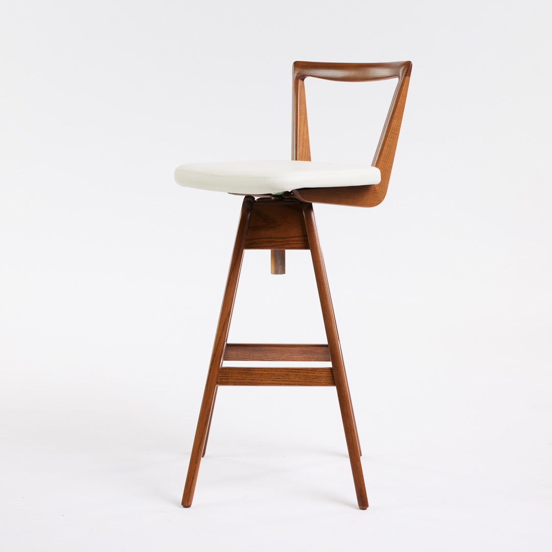 Danish Bar Stool - Dark Ash