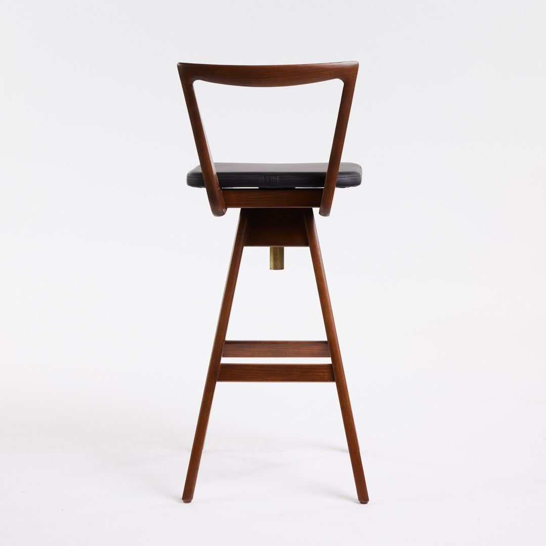 Danish Bar Stool - Dark Ash