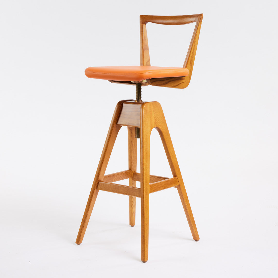 Danish Bar Stool - Light Ash