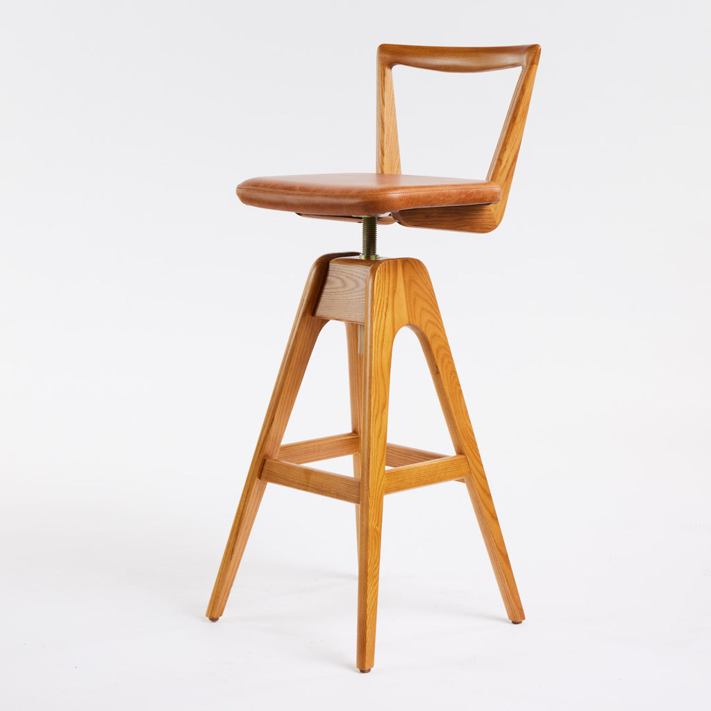 Danish Bar Stool - Light Ash