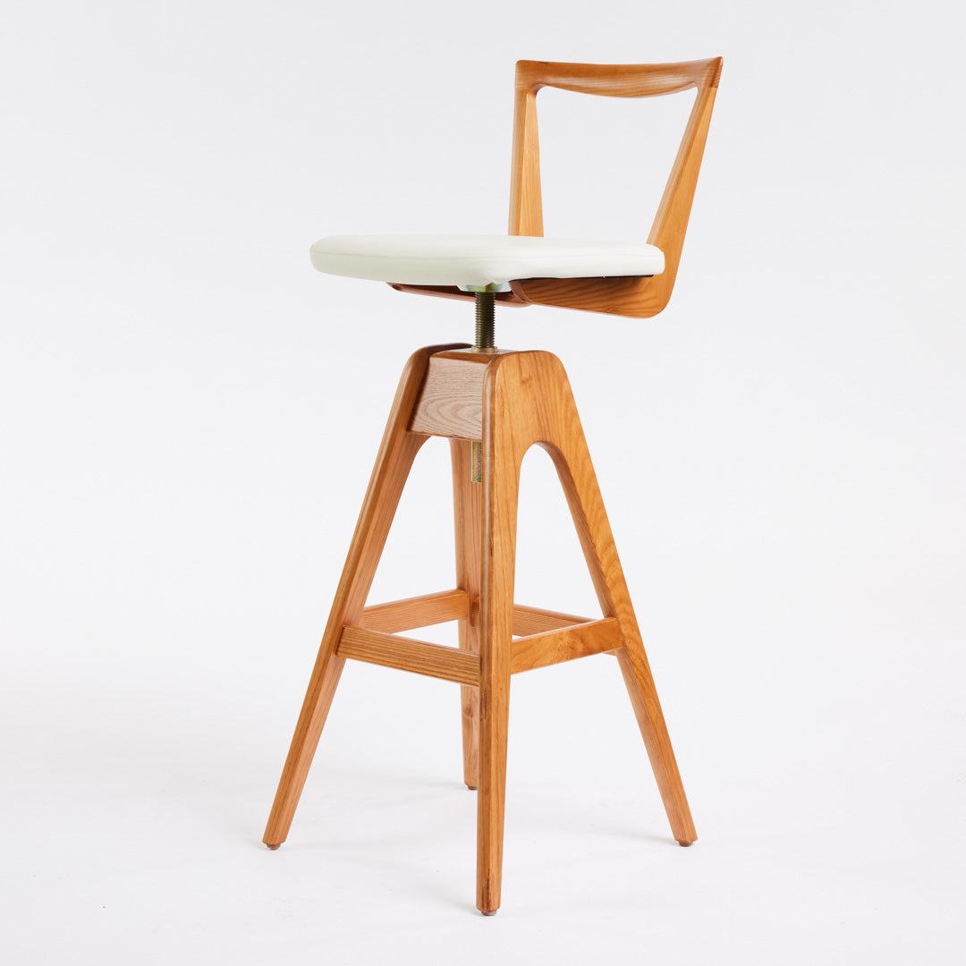 Danish Bar Stool - Light Ash