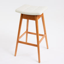 Load image into Gallery viewer, Martelle Bar Stool - Ash - Teak Finish
