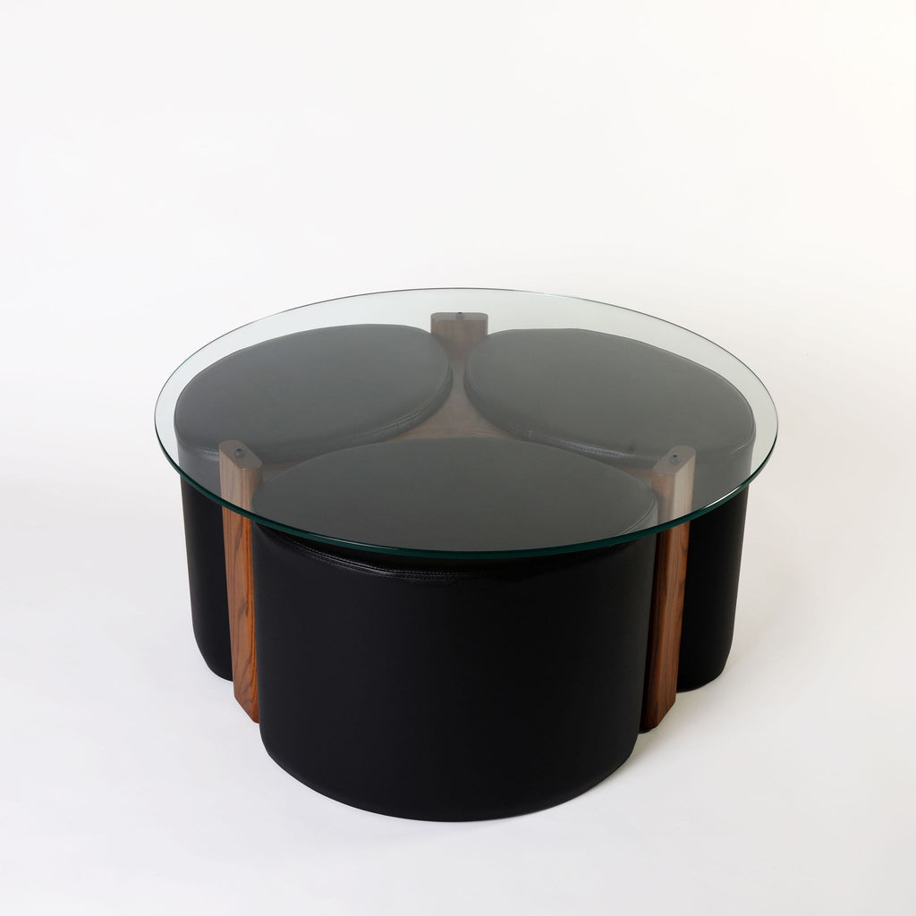 TH Brown Rondo Set in Dark Ash and Black, blending rich timber tones with bold contrast for refined modern Australian living.