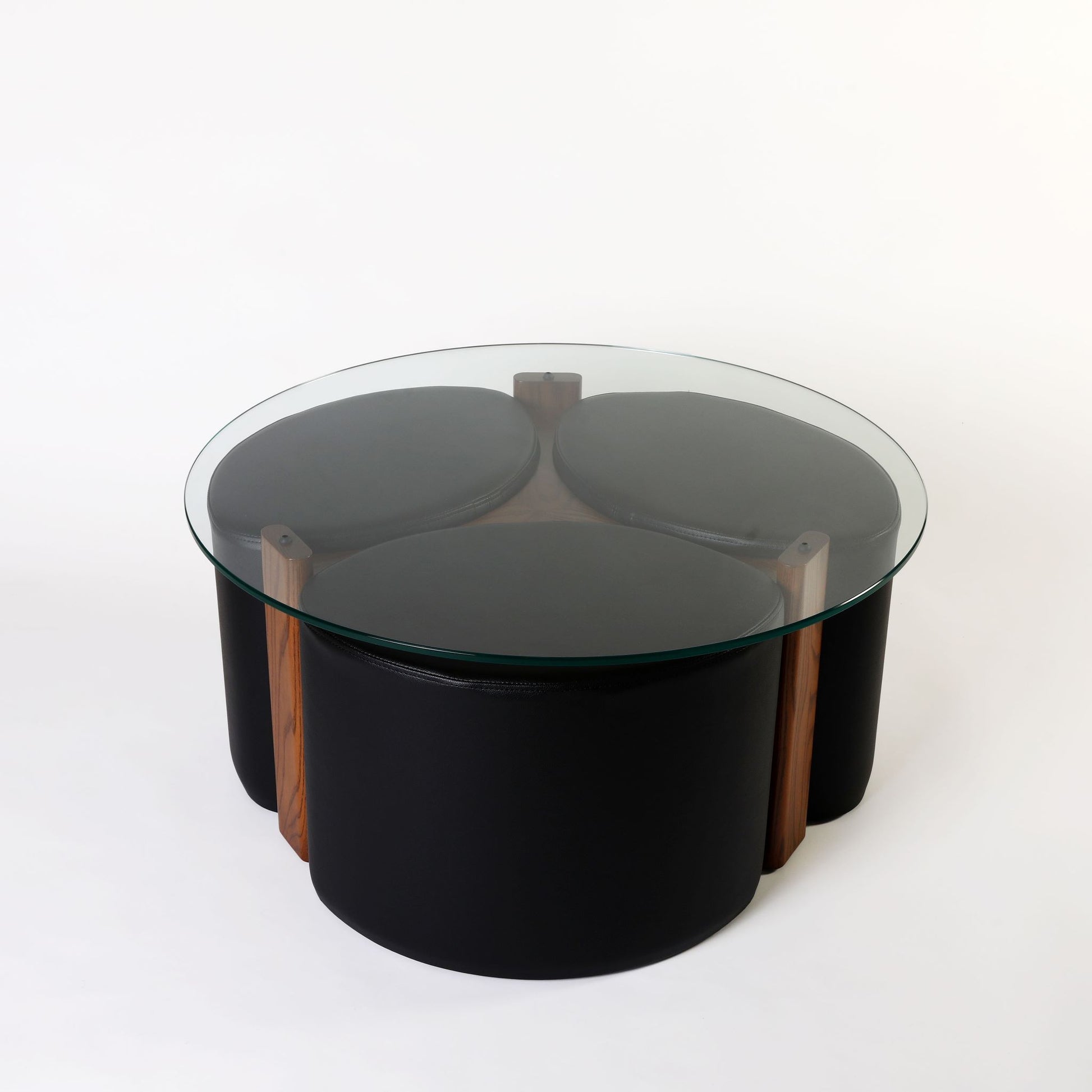 TH Brown Rondo Set in Dark Ash and Black, blending rich timber tones with bold contrast for refined modern Australian living.