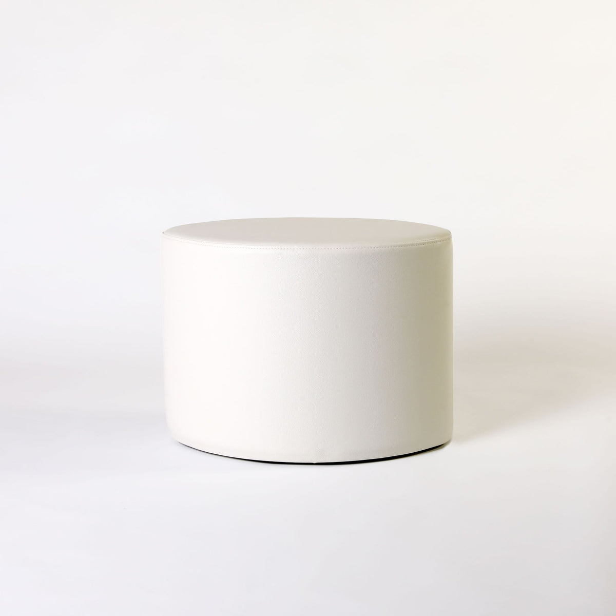 TH Brown Rondo Stool in Polar White, bringing crisp simplicity and sculptural mid-century character to modern Australian living.
