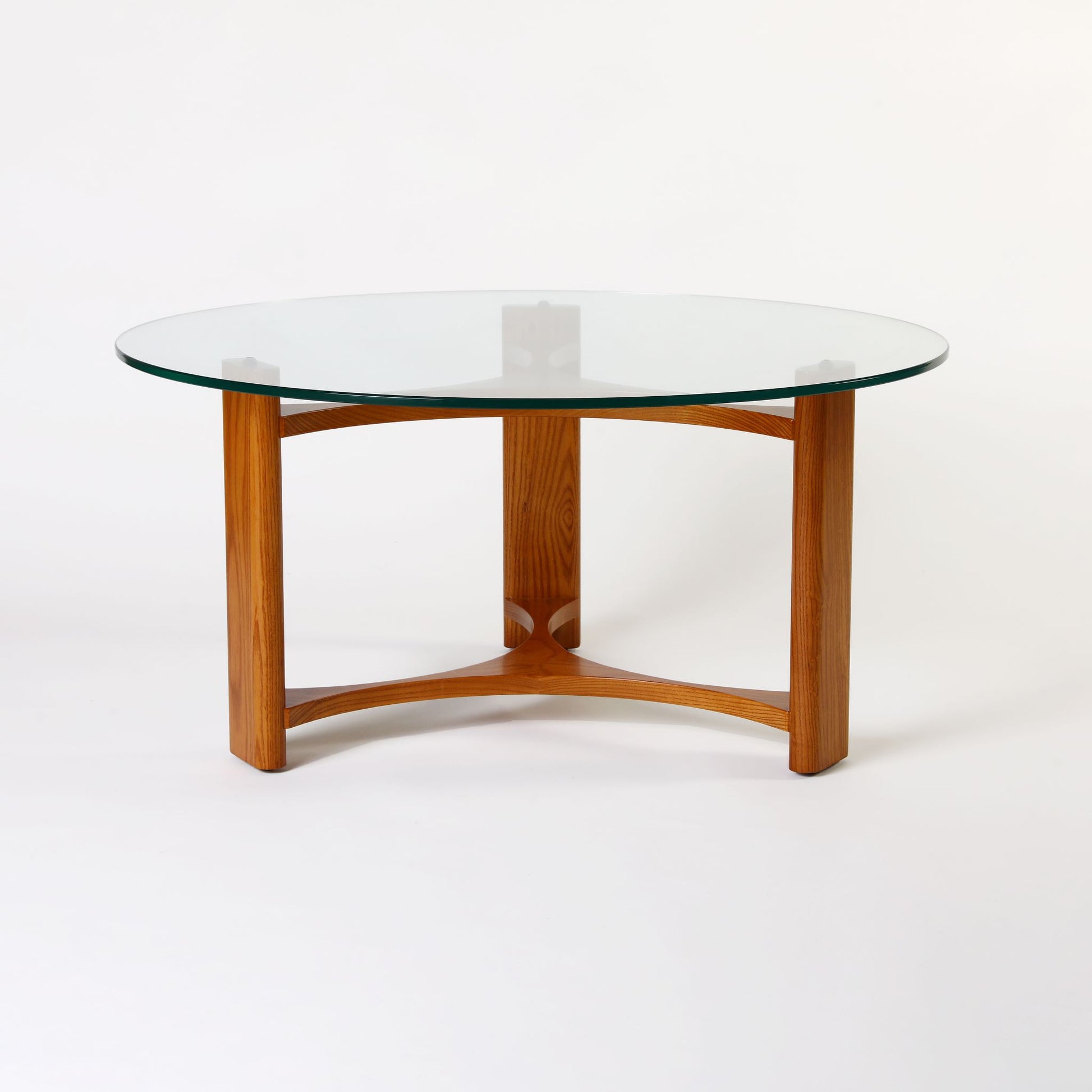 TH Brown Rondo Coffee Table in Teak Ash, blending warm natural timber tones and sculptural mid-century form for timeless modern Australian living.